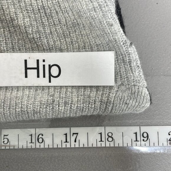 Madewell Pullover Sweater V Neck Wool Knit Gray Black Size XXS XX Small - Picture 14 of 14